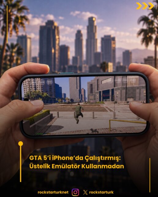 c22_dev adlı geliştirici, kişisel projesiyle GTA 5’i iOS üzerinde doğrudan çalıştırdığını paylaştı. Kendi verdiği bilgilere göre oyun, iPhone 17’de ortalama 50–60 FPS performans sunarken yaklaşık 1,1 GB RAM kullanıyor.
Projenin temelinde, yakın zamanda ortaya çıkan tarayıcı tabanlı WASM sürümü bulunuyor. Ancak geliştirici bu sürümü yeniden derleyip iOS’a uyarladığını, böylece tarayıcı katmanını aradan çıkardığını söylüyor. Grafikler Apple’ın Metal altyapısıyla işleniyor; herhangi bir emülatöre veya JIT derlemesine ihtiyaç duyulmuyor.
Yani geliştiricinin anlattığına göre gördüğümüz şey, başka bir cihazdan telefona aktarılan görüntü değil; doğrudan iPhone’un kendi donanımında çalışan GTA 5. Paylaşılan performans değerleri henüz bağımsız testlerle doğrulanmış olmasa da Los Santos’u telefonda bu şekilde görmek oldukça etkileyici.
#gta5 #mobile #gaming