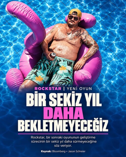 Bloomberg’den Jason Schreier’ın haberine göre:
Rockstar, bir sonraki oyununu geliştirmek için bir sekiz yıl daha bekletmeyeceğine “söz veriyor.”
#gta6 #rockstargames #gaming