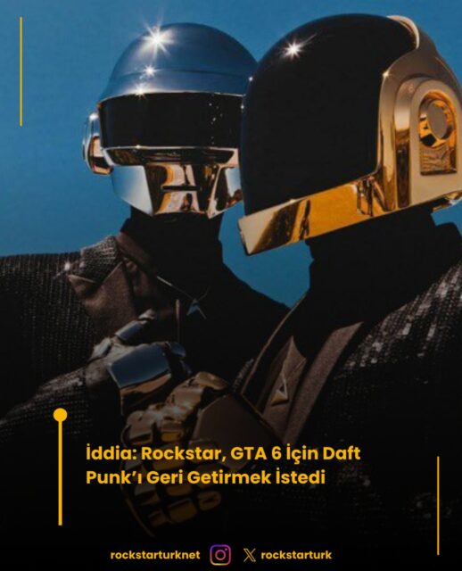 Doğrulanmamış bir söylentiye göre Rockstar’ın GTA 6’nın müzikleri için ilk tercihi Daft Punk’tı. Şirketin, ikiliyi son bir kez geri döndürmek için menajerlik ekibine “sınırsız bütçe” teklif ettiği öne sürülüyor.
İddiaya göre Daft Punk teklifi reddedince tercih Justice oldu.
#gta6 #daftpunk #gaming