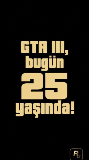 GTA III, bugün 25 yaşında! 🎂
Seriyi üç boyuta taşıyan ve her şeyi değiştiren oyun…
