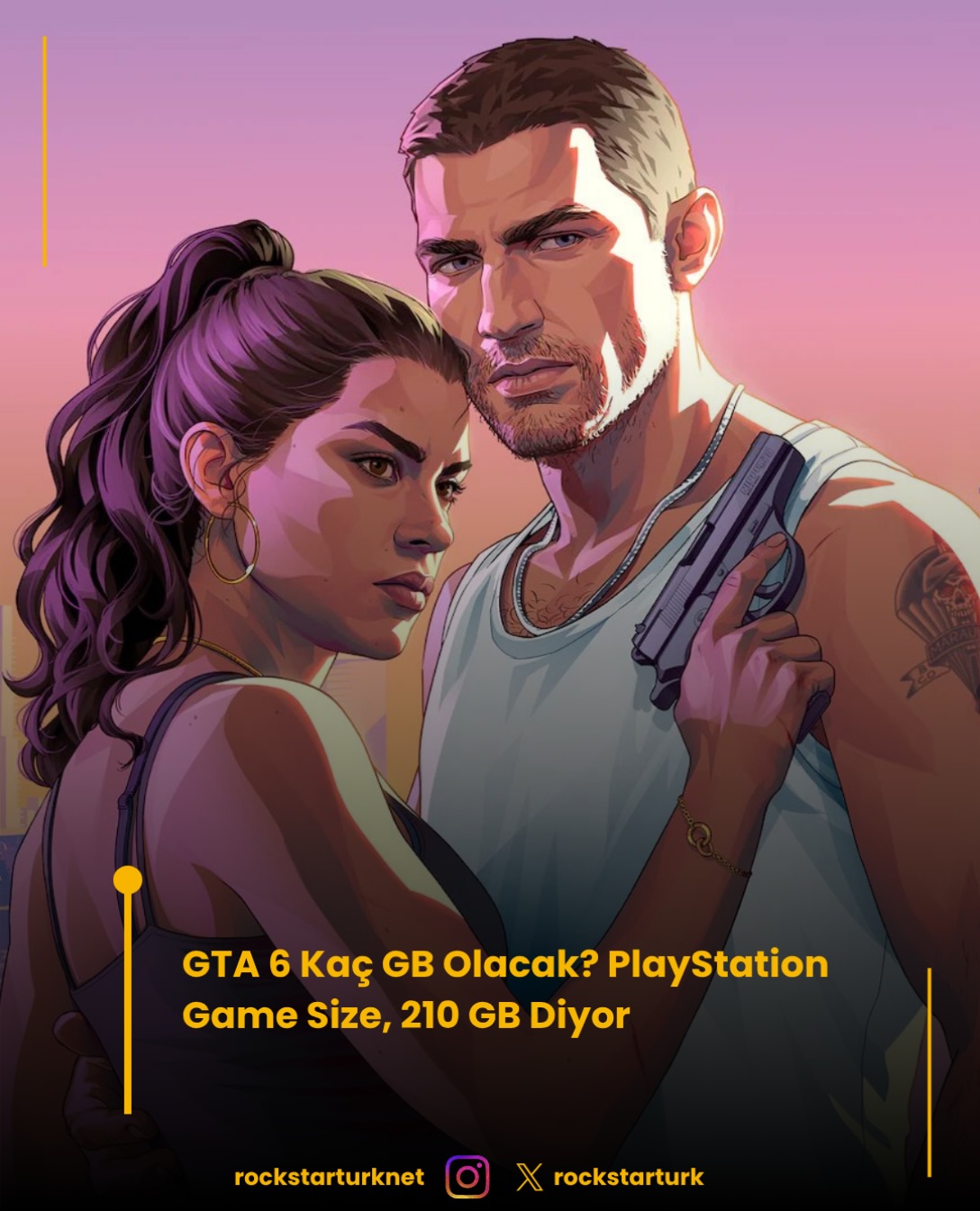 PlayStation Game Size’ın paylaştığı bilgiye göre GTA 6’nın indirme boyutu 210 GB olacak. Bu rakam, oyunu yüklemeden önce konsolundaki boş alanı kontrol etmek isteyenler için önemli bir detay.

Aynı paylaşımda, 79,99 dolarlık standart sürümün 12 Kasım’da ön yüklemeye açılacağı, oyunun ise 19 Kasım’da gece yarısı erişilebilir olacağı belirtiliyor. Ön yükleme sayesinde dosyaları erkenden indirip çıkış saatine hazır olmak mümkün olacak.

Ancak paylaşımda saat dilimi belirtilmediğinden Türkiye’deki kesin erişim saati henüz bu bilgilerle netleşmiyor. 210 GB’lık boyut bilgisinin de Rockstar’ın açıklamasına değil, PlayStation Game Size’ın paylaşımına dayandığını belirtelim.

#gta6 #rockstargames #gaming